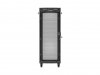 Lanberg Szafa instalacyjna rack stojąca 19 cali 32U 600x600 drzwi perforowane LCD czarna (Flat pack)